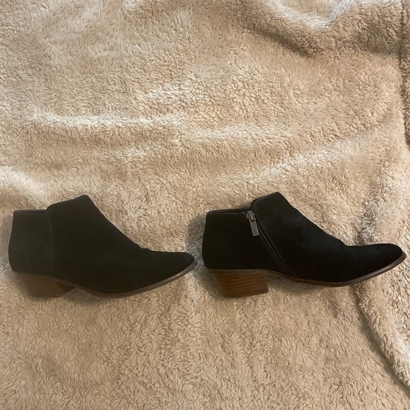Crown Vintage black suede booties
